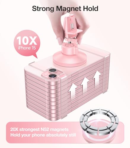 for MagSafe Car Mount [Upgraded Strongest Magnet Power] Magnetic Phone Holder for Car Vent 360 Adjustable Magnetic Car Phone Holder Mount for iPhone 15 14 13 12 Pro Max Plus Mini