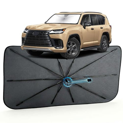 Car Windshield Sun Shade Umbrella for Lexus LX 2008