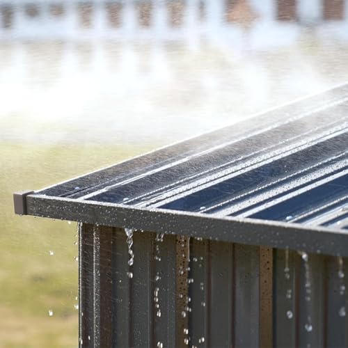 Shed Outdoor Storage Shed Metal (2 Count)