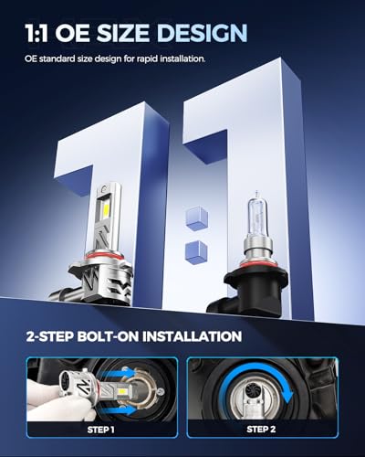 10X Brightener 9005 Led Bulb for Car Owners (2 Count)