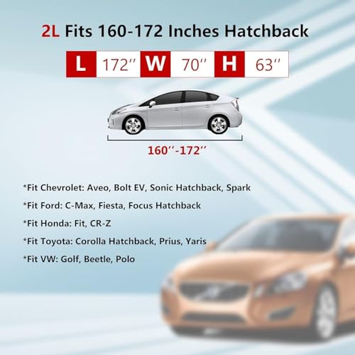 Waterproof All Weather Hatchback Car Cover