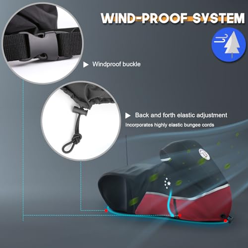 Motorcycle Cover 420D Heavy Duty Storage for Touring Models Harley Davidson Road King