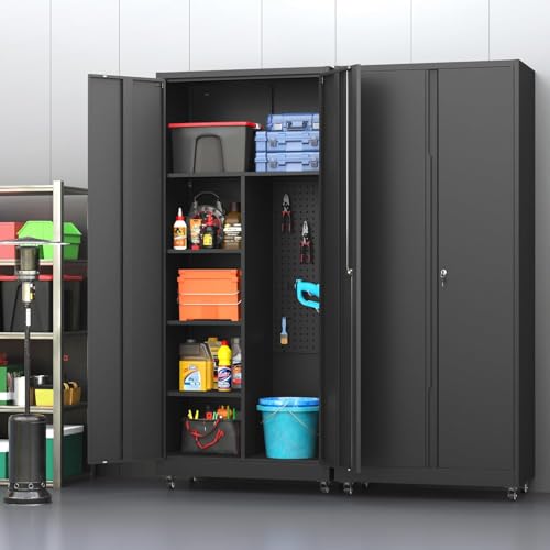 Metal Garage Storage Cabinet with 2 Doors