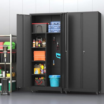 Metal Garage Storage Cabinet with 2 Doors