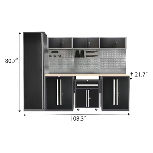 Garage Storage Workbench Set