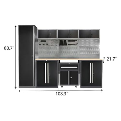Garage Storage Workbench Set