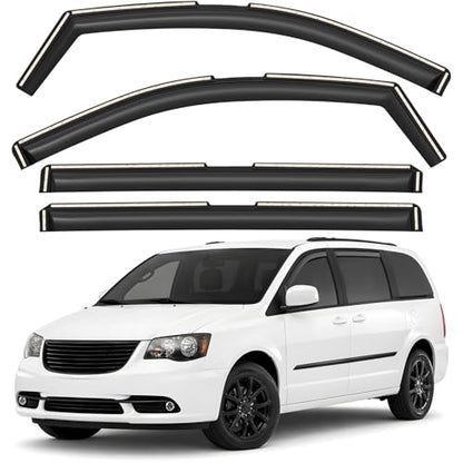 Window Deflectors Smoke Tinted In (4 Count)
