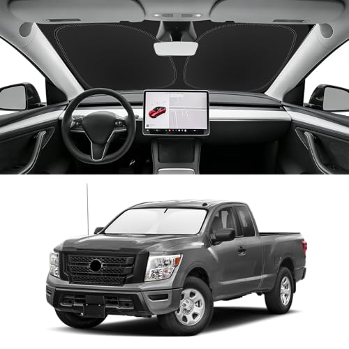 Custom Fit Windshield Sun Shade for Nissan Titan 2017