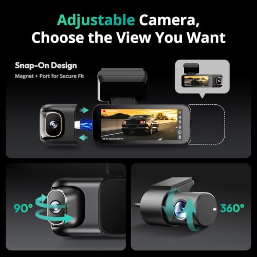 3 Channel 360° Dash Cam