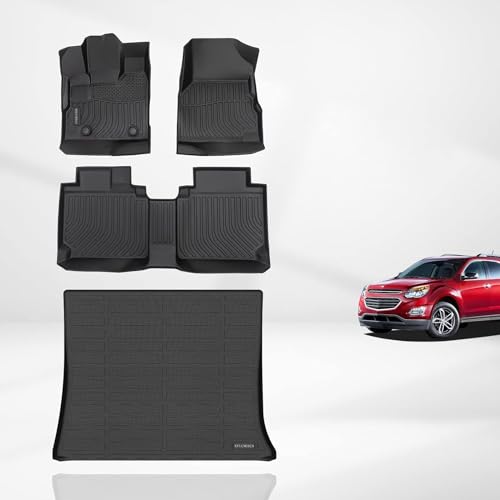 Floor Mats & Cargo Liner for 2012 2013 2014 2015 2016 2017 Chevrolet Chevy Equinox & GMC Terrain