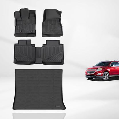 Floor Mats & Cargo Liner for 2012 2013 2014 2015 2016 2017 Chevrolet Chevy Equinox & GMC Terrain