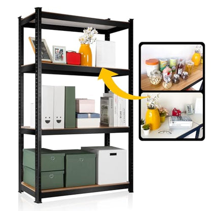 39.4" W x 15.75" D x 59" H Metal Shelving Unit Dual Color