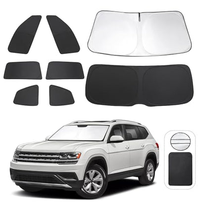 Window Shades for Volkswagen VW Atlas 2018 (8 Count)