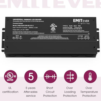 2 Pack 300W 24V 5 (2 Count)