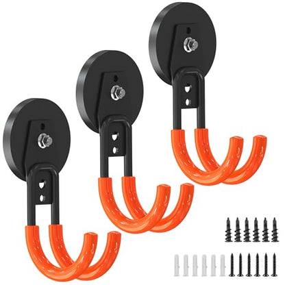 3 PCS Magnetic Garage Storage Hooks (3 Count)