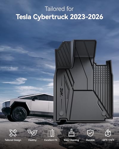 Floor Mats Set for Tesla Cybertruck 2023 2024 2025 2026