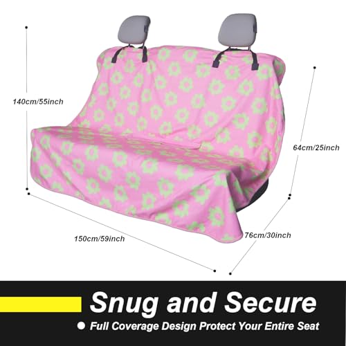Back Seat Cover for Car Trucks Van SUV Jeep
