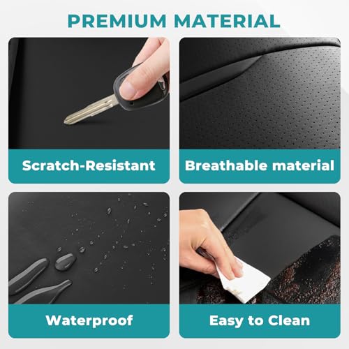 Universal Car Seat Covers for SUVs Sedans Trucks Black