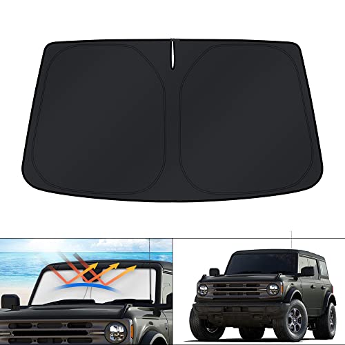 Windshield Sun Shade for Ford Bronco Accessories 2021