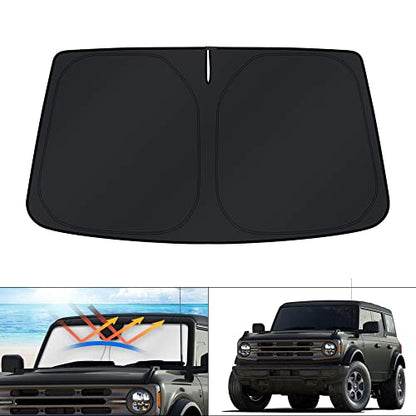Windshield Sun Shade for Ford Bronco Accessories 2021