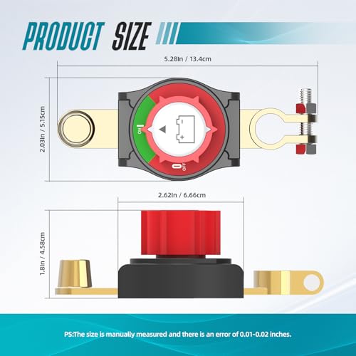 Top Post Battery Disconnect Switch On