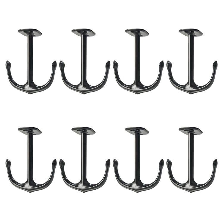 Anchor Two Prong Ceiling Hook for Closet Top Bathroom Kitchen Cabinet Garage Pack of 8 (8 Count)