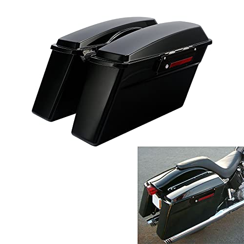 Hard Saddlebags Black Latches Fit for Harley Touring 94 (2 Count)