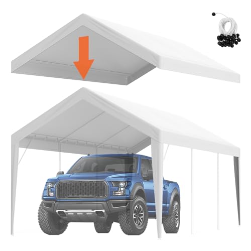 Carport Replacement Canopy Cover 10 x 20 ft