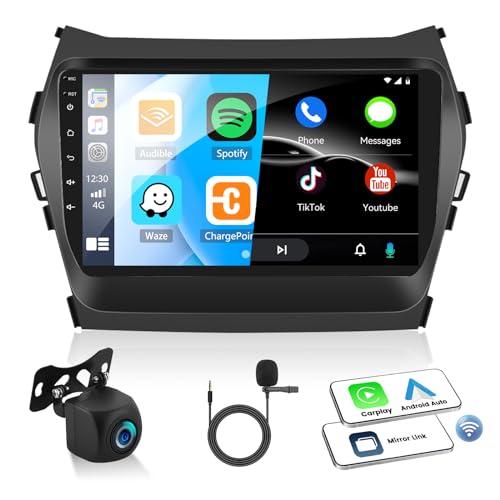 HiFi Audio] 2+64G Android Car Stereo for Hyundai Santa Fe IX45 2013