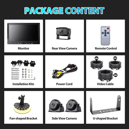HD 1080P 10" Wired Backup Camera System