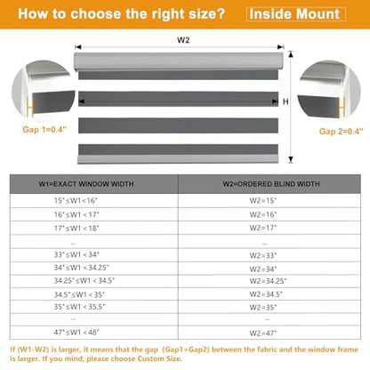 Custom Size Cordless Zebra Blinds for Windows Free