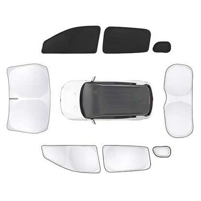 8pcs Car Window Shades for Jeep Compass 2017 (8 Count)