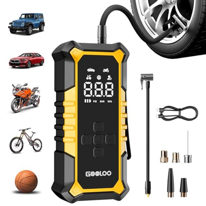 A6 Gear 160 PSI & 7500mAh Tire Inflator Portable Air Compressor