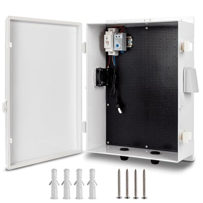 Outdoor Electrical Box with Thermostat and Fan