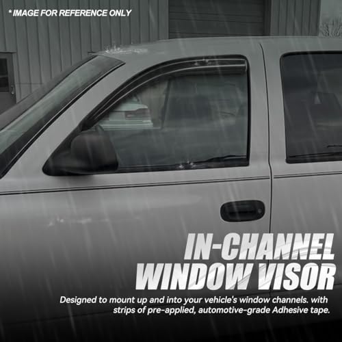 2PCS Tape On Window Visors for 1997