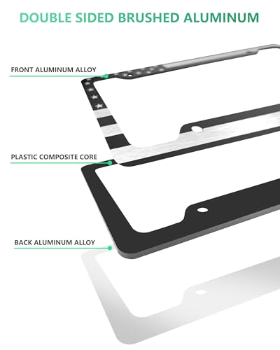 American Flag License Plate Frame