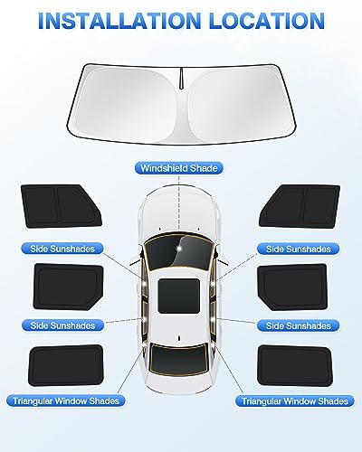 Windshield Sun Shade for 2021 (7 Count)