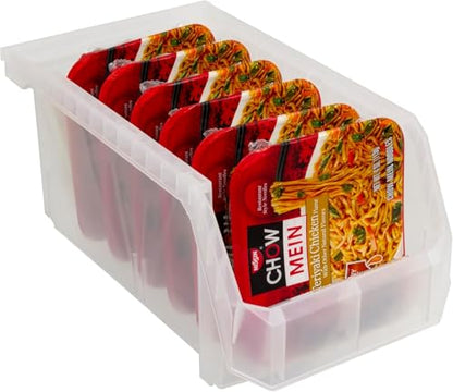 Akro Mils ReadySpace Large Stackable Plastic Storage Bins (6 Count)