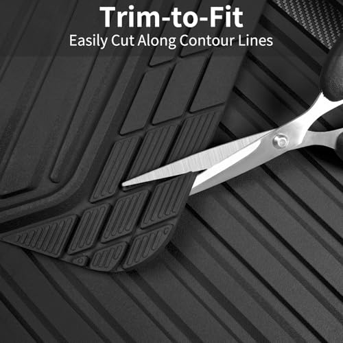 Heavy Duty Rubber Car Mats Metallic