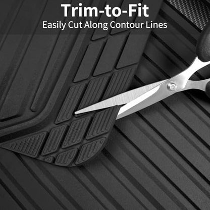 Heavy Duty Rubber Car Mats Metallic