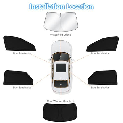 Car Window Shades for Hyundai Ioniq 5 2022 (6 Count)