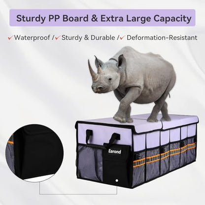 Car Trunk Organizer with Lid