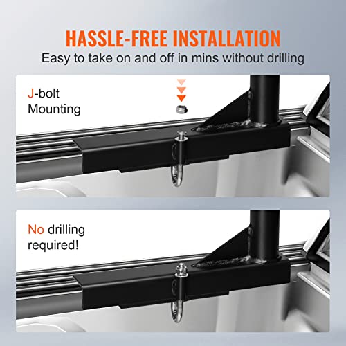 Extendable Steel Truck Ladder Rack