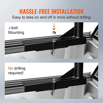 Extendable Steel Truck Ladder Rack