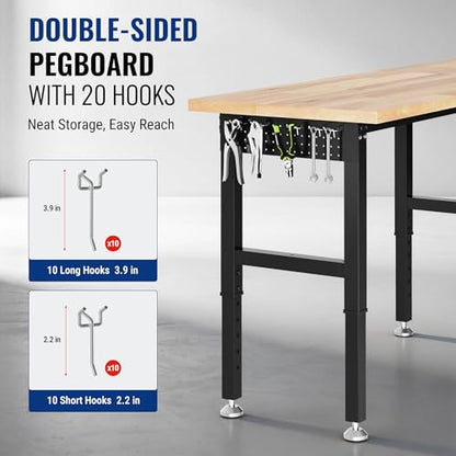 96" Adjustable Workbench