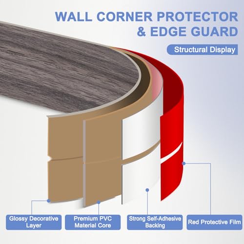 Wall Corner Protector Moulding Trim Peel and Stick