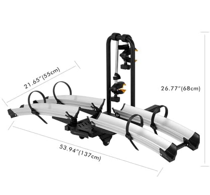 2 Bike Hitch Mount Platform Carrier