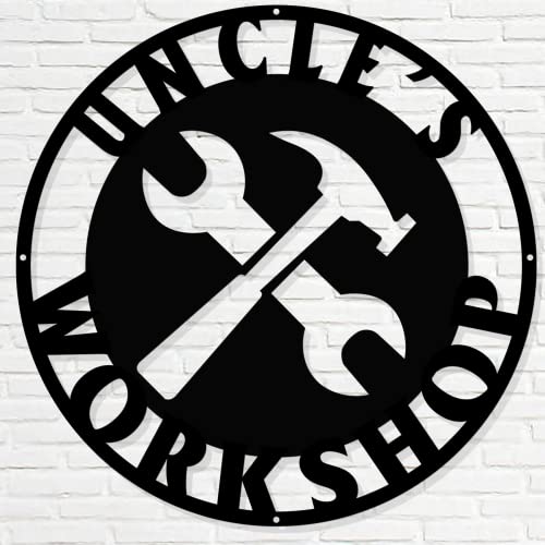 Personalized Papa's Workshop Metal Sign