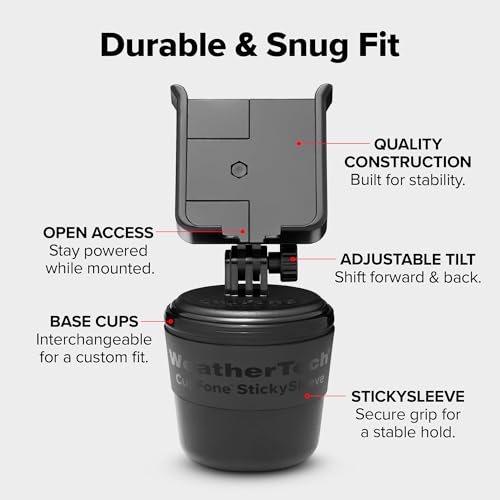 CupFone Universal Cup Holder Phone Mount for Cars