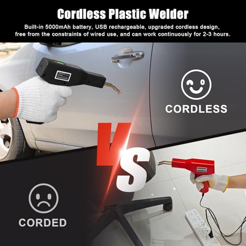 Upgraded 220W Cordless Plastic Welder